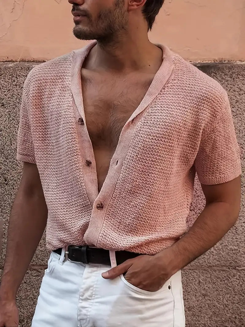 Incanto: Knitted Buttoned Shirt