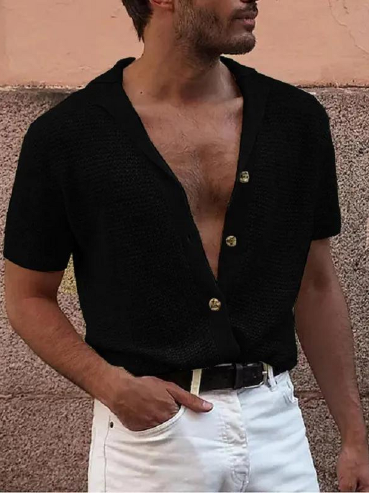 Incanto: Knitted Buttoned Shirt