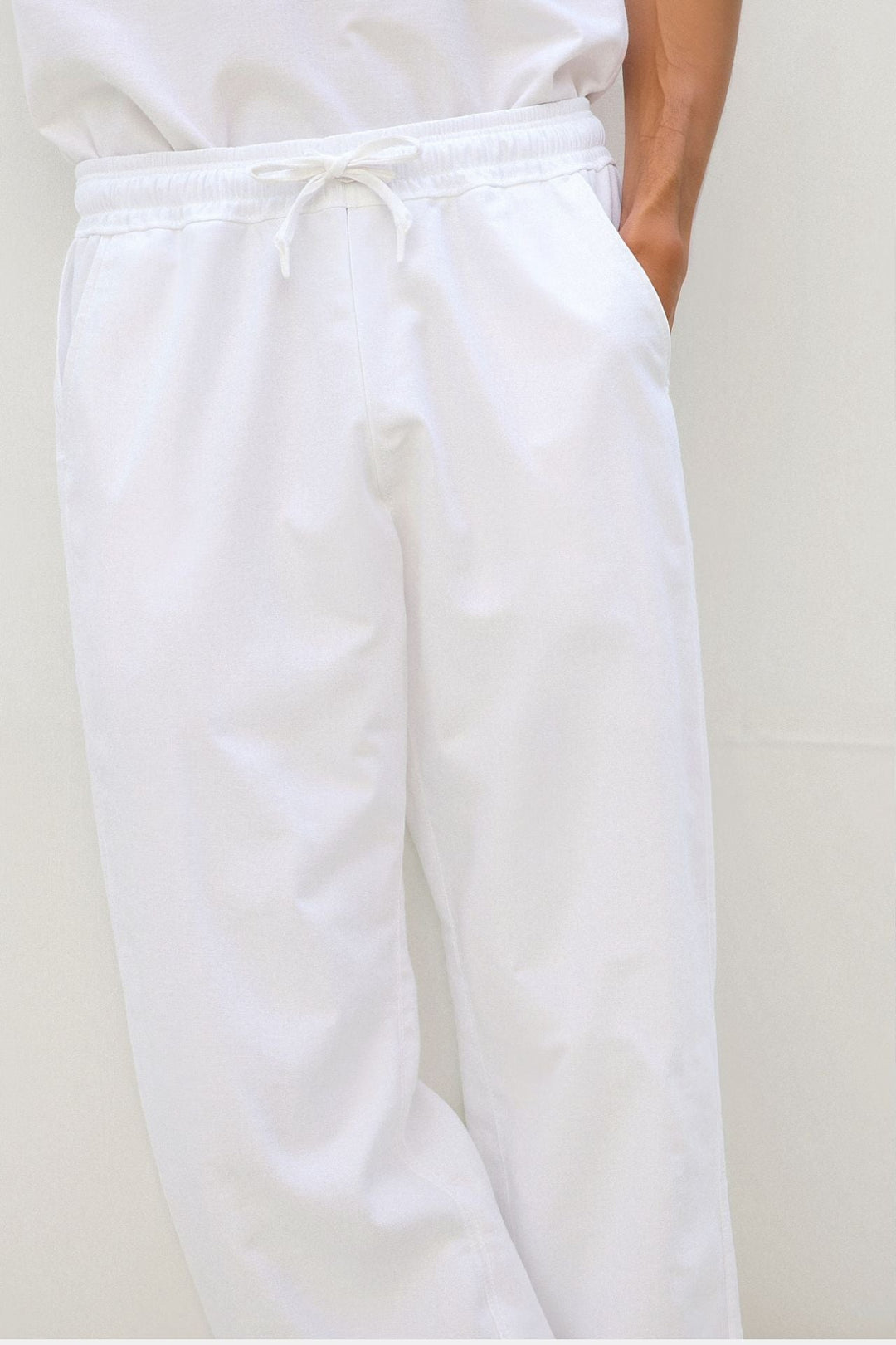 KORRIK Cotton & Linen Blend Drawstring Pants