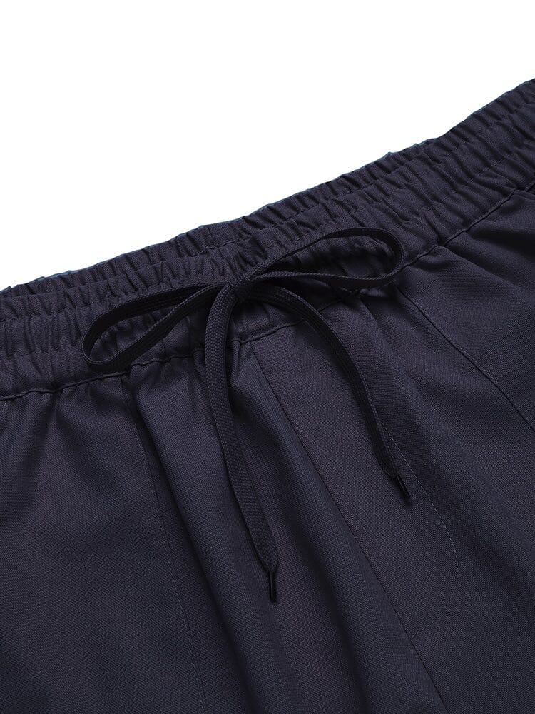 Casual Elastic Waist Linen Blend Pants (US Only)