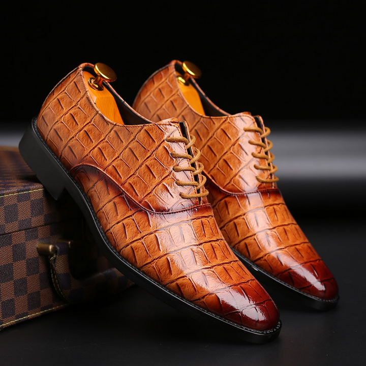 North Tudor Leather Oxfords