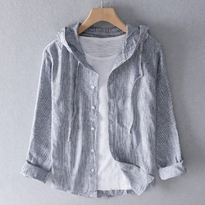 NICO  LINEN HOODIE