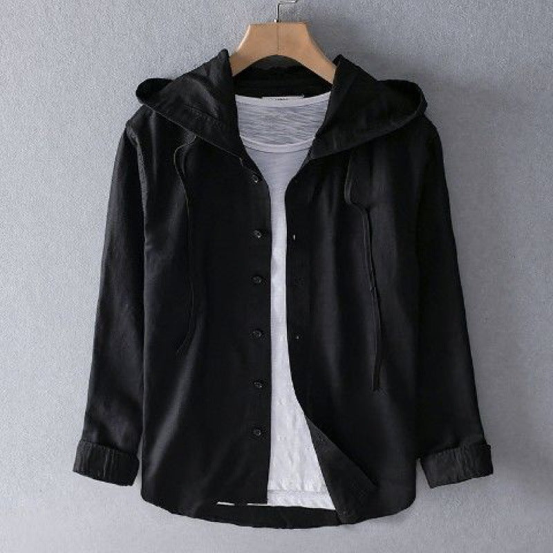 NICO  LINEN HOODIE